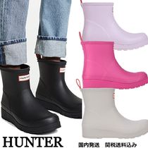 【HUNTER】オリジナル プレイ ショートブーツ レインブーツ