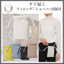 【シンプル可愛い♡】LANVIN スマホショルダー ギフトにも