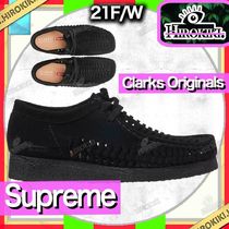 【本物保証 /関税・送料無料】Clarks × Supreme Wallabee Black