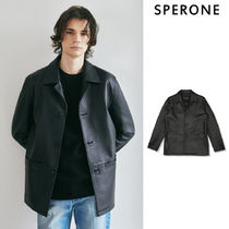 【SPERONE】Lambskin Work Jacket