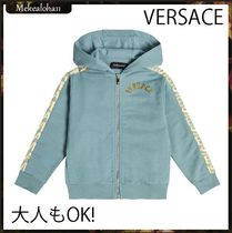 VERSACE☆キッズ ロゴコットンフリースパーカー 大人もOK!