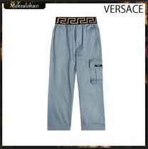 VERSACE☆キッズ グレカギャバジン カーゴパンツ