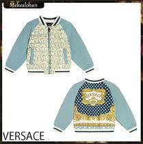 VERSACE☆キッズ ロゴパッド入りボンバージャケット