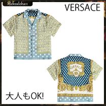 VERSACE☆キッズ プリントシルクツイルシャツ 大人もOK！