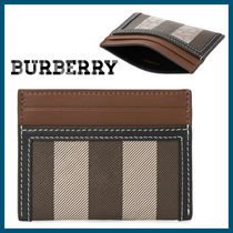 【関税込み】Burberry☆ ツートン レザー カードケース 名刺入れ