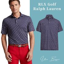 【RLX Golf by Ralph Lauren】吸湿発散性◎プリント ポロシャツ