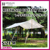 ★OTOO LIFE CAMPING★RECTA 510 COTTON TARP SOY MILK M タープ