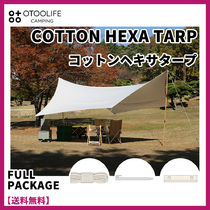 ★OTOO LIFE CAMPING★ ECRU COTTON HEXA TARP  FULL PACKAGE