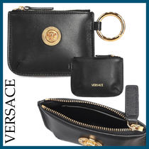 ☆VERSACE☆ メドゥーサ レザー キーリング コインケース