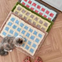 【PAPER GARDEN】Barrier check tufting rug