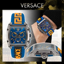 【23SS NEW】VERSACE_men / DOMINUS クオーツ腕時計 / Blue