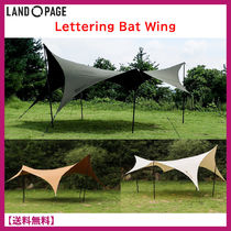 LAND PAGE★ Lettering Bat Wing TARP バットウィングターフ 3色