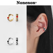 ★BTS着用ブランド★NONENON★DOODLE EARCUFF(3mm) SILVER925