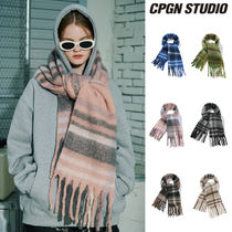 【CPGN STUDIO】Brush Winter Check Muffle