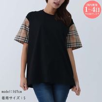 BURBERRY 8043057 A1189 BLACK オーバーサイズ Tシャツ (新品)