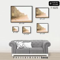 【PB Teen】Minted Gold Coast Framed Art by Mike Sunu