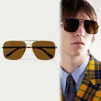 【国内発送】GUCCI EYEWEAR aviator ゴールドトーン サングラス