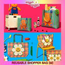 【wiggle wiggle】韓国人気雑貨 新作 REUSABLE SHOPPER BAG (M)