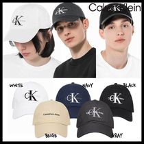 カズハ着用●CALVIN KLEIN●CKJ MONOGRAM EMBROIDERED CAP ロゴ