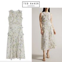 関税.送料込 Ted Baker Calinia 花柄フリルワンピース