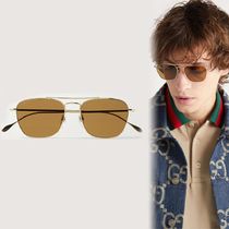 【国内発送】GUCCI EYEWEAR aviator ゴールド サングラス