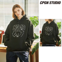 【CPGN STUDIO】Filing Bear Embroidery Brushed Hood