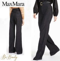 MaxMara ワイドデニムパンツ コットン ECHI