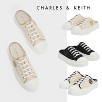 ★CHARLES&KEITH☆Canvas Slip-On Sneakers スニーカー/送料込