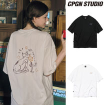 【CPGN STUDIO】23SS★ SMELL CAT Embroidery Short Sleeve Tee