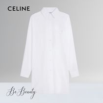 CELINE ペインター シャツドレス コットン