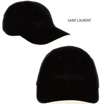 【SAINT LAURENT】CORDUROY BASEBALL CAP コットンコーデュロイ