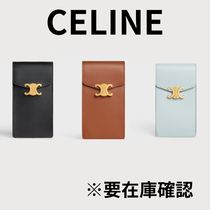CELINE チェーン付き バーティカル モバイルポーチ