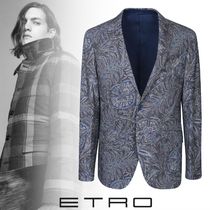 ETRO フローラルフォリアージュ モチーフ テーラードジャケット