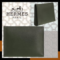 HERMES お洒落 クラッチ ポーチ 本革レザー Zipengo GM verso