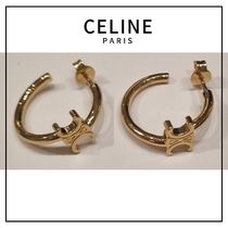 【国内発送】TRIOMPHE ASYMMETRIC HOOPS IN BRASS