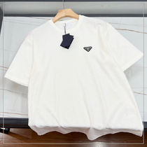 【入手困難】PRADA◆テリー タオル地 Tシャツ 半袖 ロゴ付き 2色