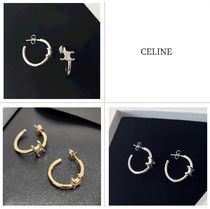 CELINE ☆ アシンメトリックフープ ピアス