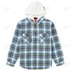 Supreme シャツ 【本物保証 /関税・送料無料】Supreme Hooded Flannel Shirt(6)