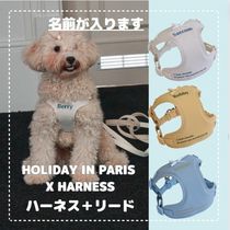 カスタマイズ名前入り HOLIDAY IN PARIS X ハーネス+リード SET