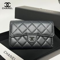 【品格がランクUP♪】CHANEL ミディアム ウォレット SO BLACK