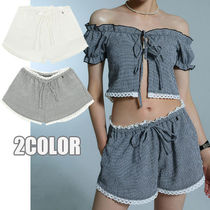 asif CALIE   LACE RIBBON SHORT PANTS BMY782