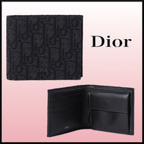 定番☆ Dior  折りたたみ財布 コインケース付き ロゴ ブラック