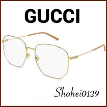 国内即発 GUCCI GG0396S-001 サングラス UNISEX gold/透明