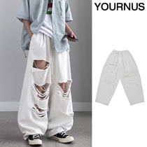 【YOURNUS】Poby White Dis Balloon Pants