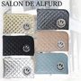 折りたたみ財布 SALON DE ALFURD スマイル テネラ L字ミニ財布 コインケース付き