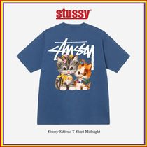 Stussy Kittens ティーシャツ Midnight