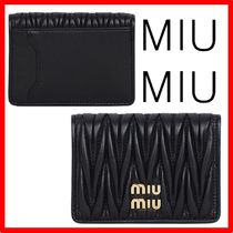 ☆人気☆【MIU MIU】☆マトラッセ ナッパレザーカードケース☆