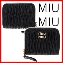 ☆韓国の人気☆【MIU MIU】☆MATELASSE カードケース BLACK☆