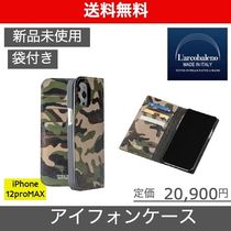 【ラルコバレーノ スマホケース for iphone12PRO MAX用】カーキ