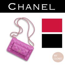 CHANEL クラッチ バッグ フラップ マト 横長 黒 キャビア 即完売